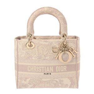 CHRISTIAN DIOR Lady Delight Medium Pink Handbag